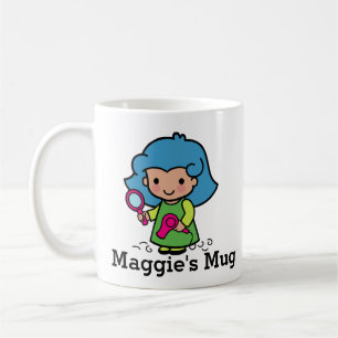Mug Belle Beauticienne / Coiffeuse Styliste avec sèche