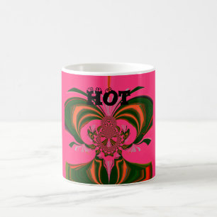 Mug Belle belle Africaine Hot rose rouge or vert