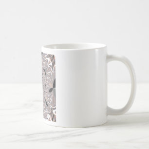 Mug Belle belle cendre gris kaléidoscope sans soudure