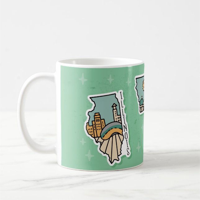 MUG BELLE CARTE POSTALE PAYSAGE DES ÉTATS-UNIS (Gauche)