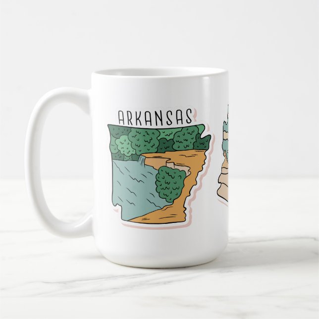 MUG BELLE CARTE POSTALE PAYSAGE DES ÉTATS-UNIS (Gauche)