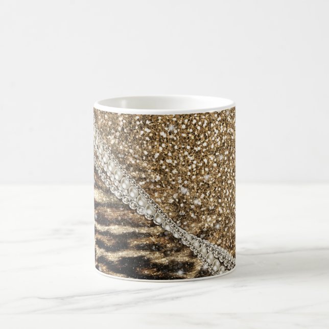 Mug Belle Chic fille Empreinte de léopard Parties scin (Centre)