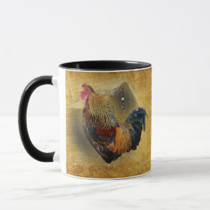 Mug Belle coop de poulet rôti et de grange rustique