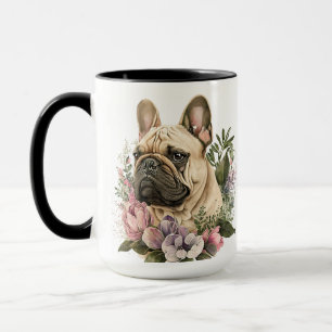 MUG BELLE COULEUR D'EAU CHIEN FRANÇAIS BULLDOG