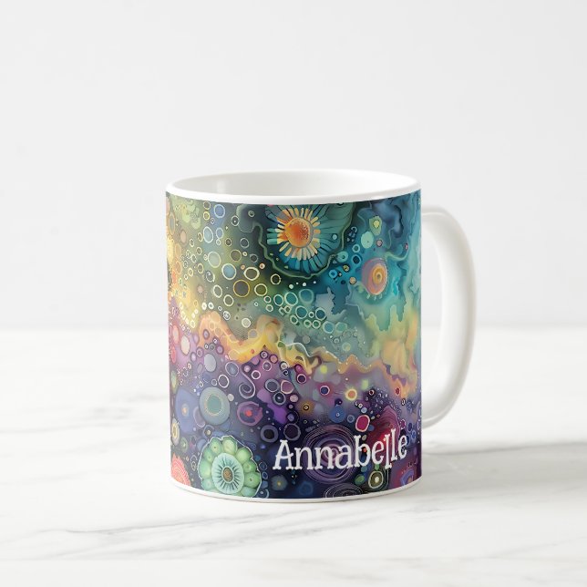 Mug Belle couleur Whimsical Retour à l'école (Devant droit)
