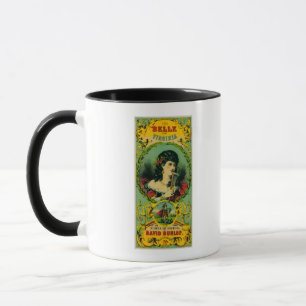 Mug Belle de tabac LabelPetersburg, VA de la Virginie