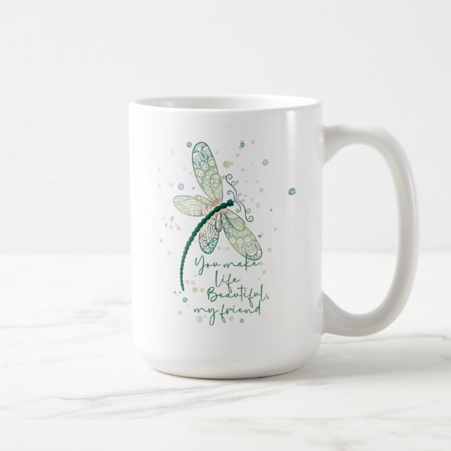 Mug Belle dragon volée - Vous faites la vie belle Cof (Droite)
