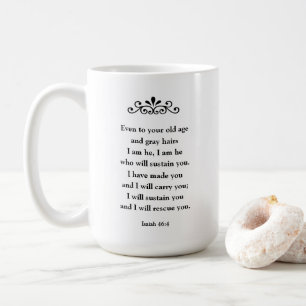 Mug Belle Écriture Encourageante Bible Verse Isaiah
