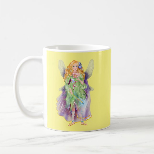Mug belle fée fée avec ailes (Gauche)