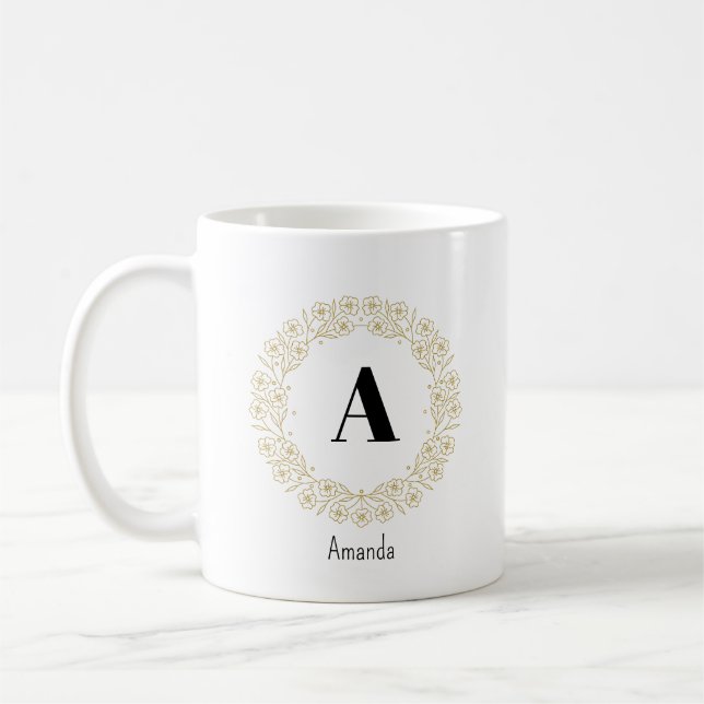Mug Belle Fleurs de printemps romantique (Gauche)