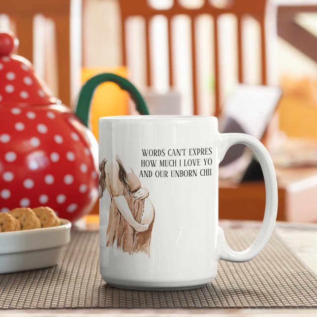 Mug Belle Grossesse Femme Cadeau Avec Citation Romanti (Créateur téléchargé)