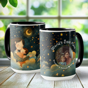 Mug Belle illustration de Mère & Enfant Fête des mèr