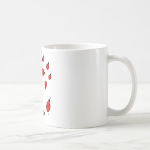 Mug Belle image clipart de coccinelle colorée