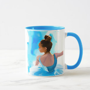 Mug Belle jeune Ballerina en bleu
