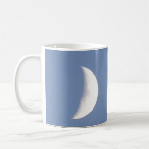 Mug Belle lune de croissant de cire dans la boue de lu