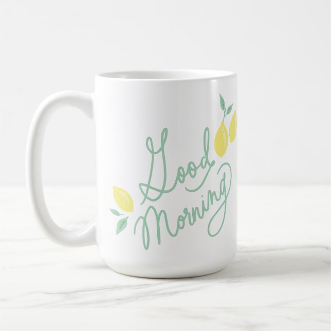 Mug Belle Matin de citrons de café (Gauche)