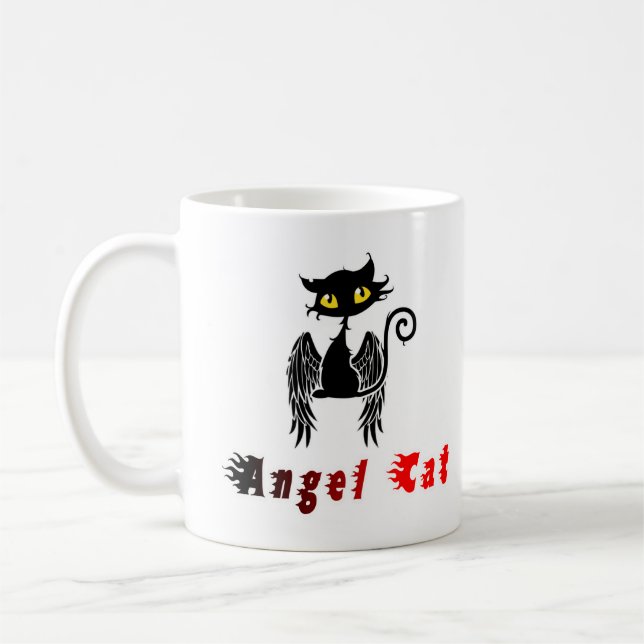 Mug Belle mignonne cool drôle chatte 23. (Gauche)