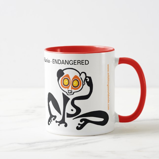 Mug Belle mince Lente LORIS - Amoureux des animaux - F (Droite)