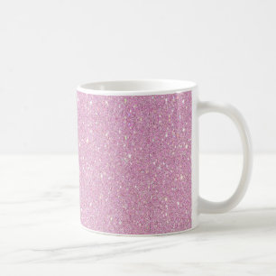 Mug Belle parties scintillant mauve à la mode brillan