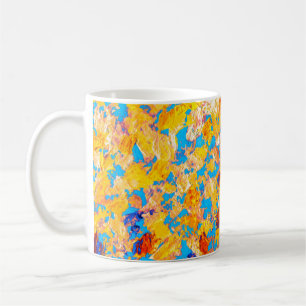 Mug Belle picturale artisanale gouache dab etude ske