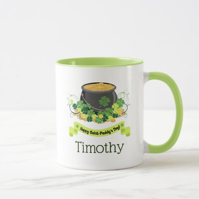 Mug Belle Pot d'or Saint Paddy's Day (Droite)