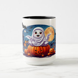 Mug Belle scène d'Halloween