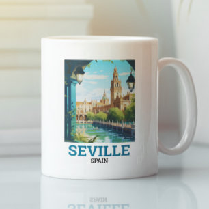 Mug Belle Séville Beauté de l'Andalousie Espagne Voyag