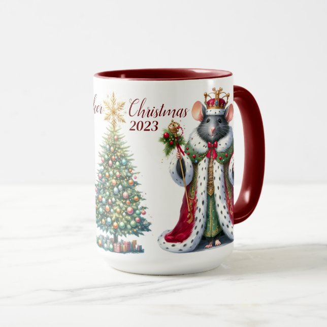 Mug Belle Sublimation de Nutcracker personnalisée (Devant droit)