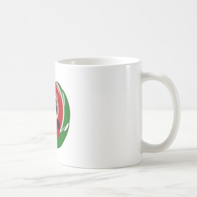 Mug Belle Tapisserie kenyane : Drapeau kényan Papillon (Droite)