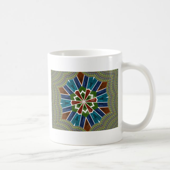 Mug Belle Tendance asiatique Textile Design Art (Droite)