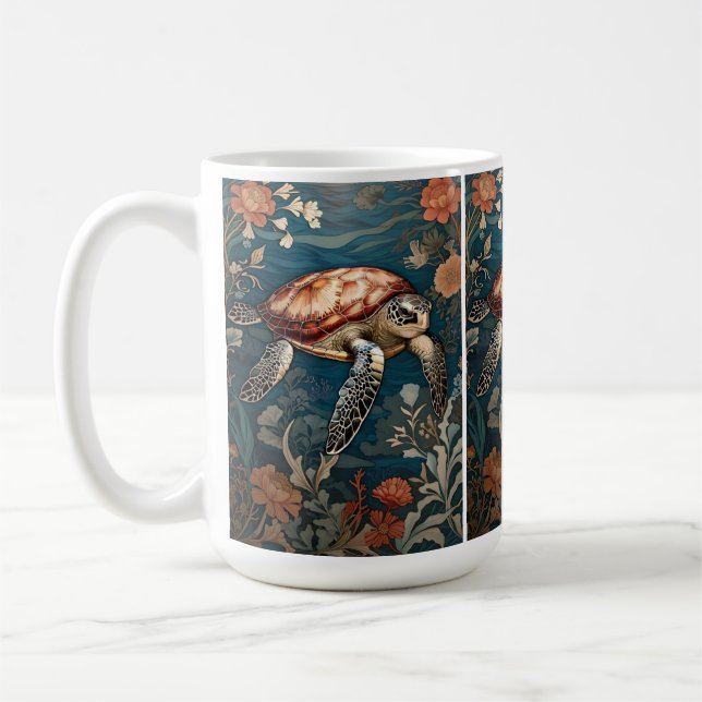 Mug Belle tortue sous-marine (Gauche)
