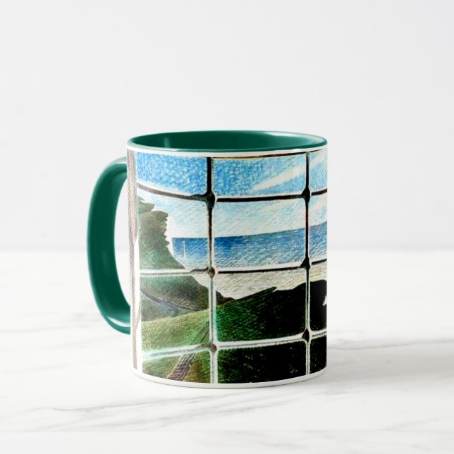 Mug Belle Tout Phare Tête De Plage,  (Devant gauche)