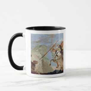 Mug Bellerophon, Pegasus de monte, massacrant les