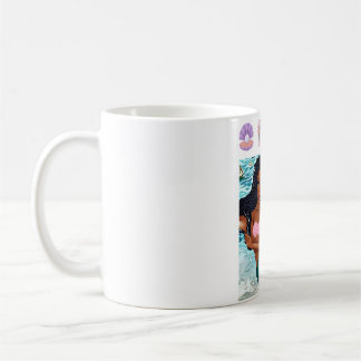 Mug Belles coquilles de sirènes noires Africaines