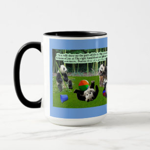 Mug Belles Écritures Panda Psaumes 16:11