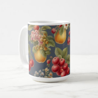 Mug Belles Fruits et Fleurs. Style français