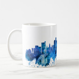 Mug Belo Horizonte Brésil Skyline Blue