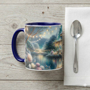 Mug Belvédère du jardin enchanté, reflet du crépuscule