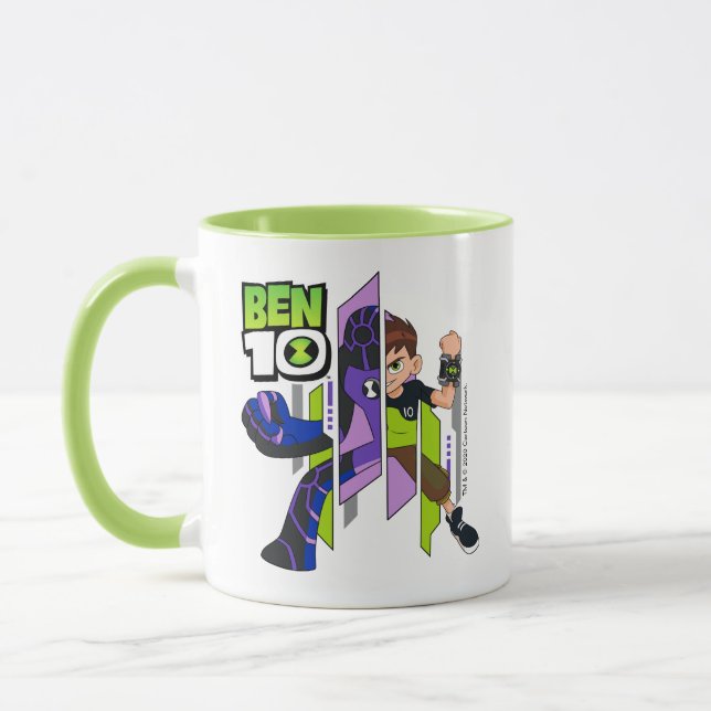 Mug Ben 10 Mise à niveau de la transformation de l'ADN (Gauche)