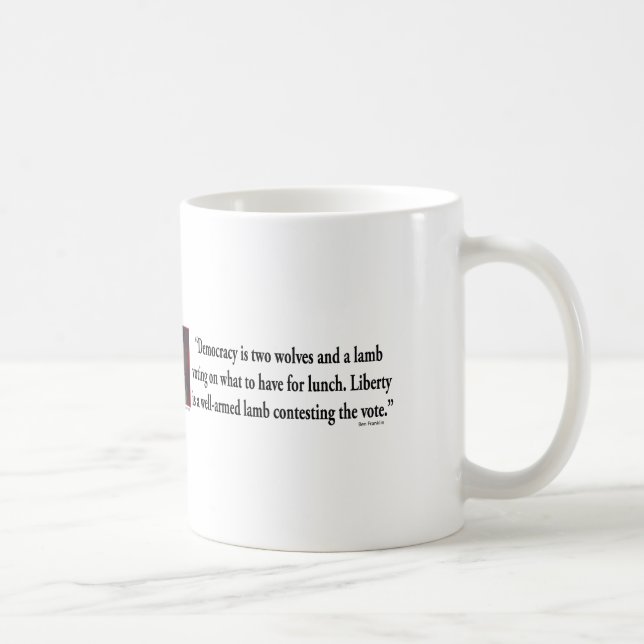 Mug Ben Franklin sur le contrôle des armes (Droite)