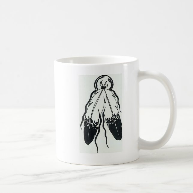 Mug Bénédiction cherokee de prière de DoubleFeather (Droite)