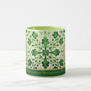 Mug Bénédiction irlandaise personnalisée   Que vos pro