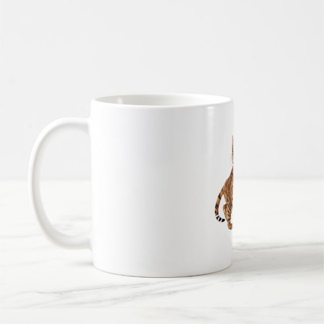 Mug Bengale Cat Buddies Rosette et Snow Bengale Cats P (Gauche)