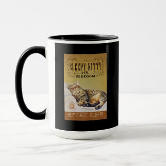 Mug Bengale Chat Chambre Funny Chat Sleepy Chat
