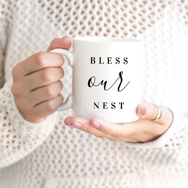 Mug Bénissez Notre Nid (Créateur téléchargé)