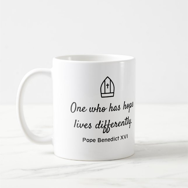 Mug Benoît XVI cite : (Gauche)