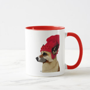 Mug Berger allemand en Casquette laine rouge