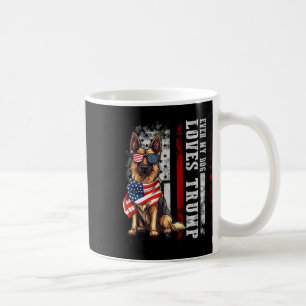 Mug Berger allemand Même mon chien aime Trump drôle 