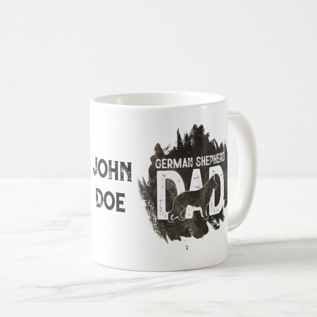 Mug Berger allemand papa mignon Fête des pères Amoureu (Devant droit)