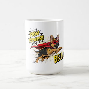 Mug Berger allemand Paw Power personnalisable